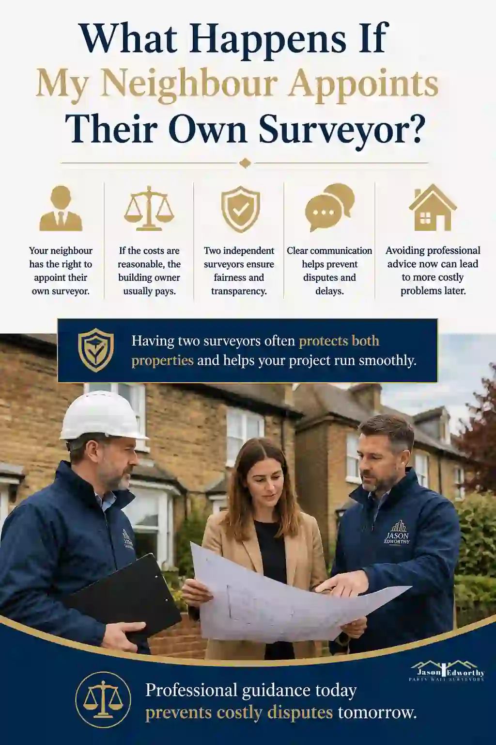 What Happens If My Neighbour Appoints Their Own Surveyor Rochester?