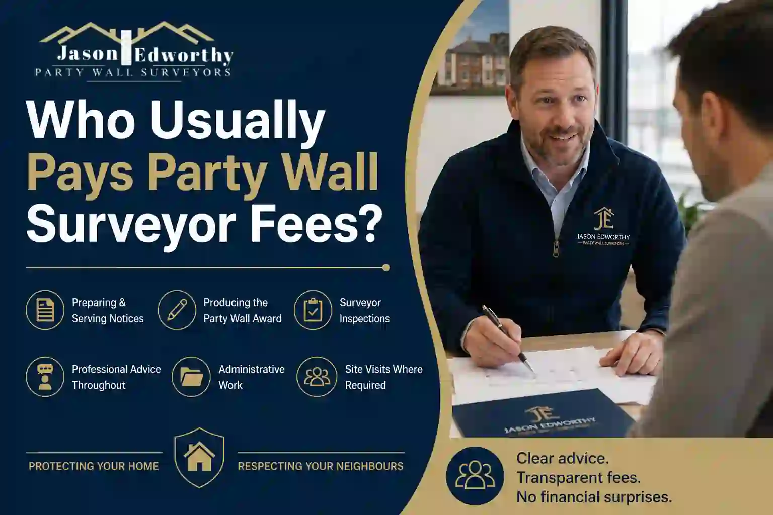 Who Usually Pays Party Wall Surveyor Fees Rochester?