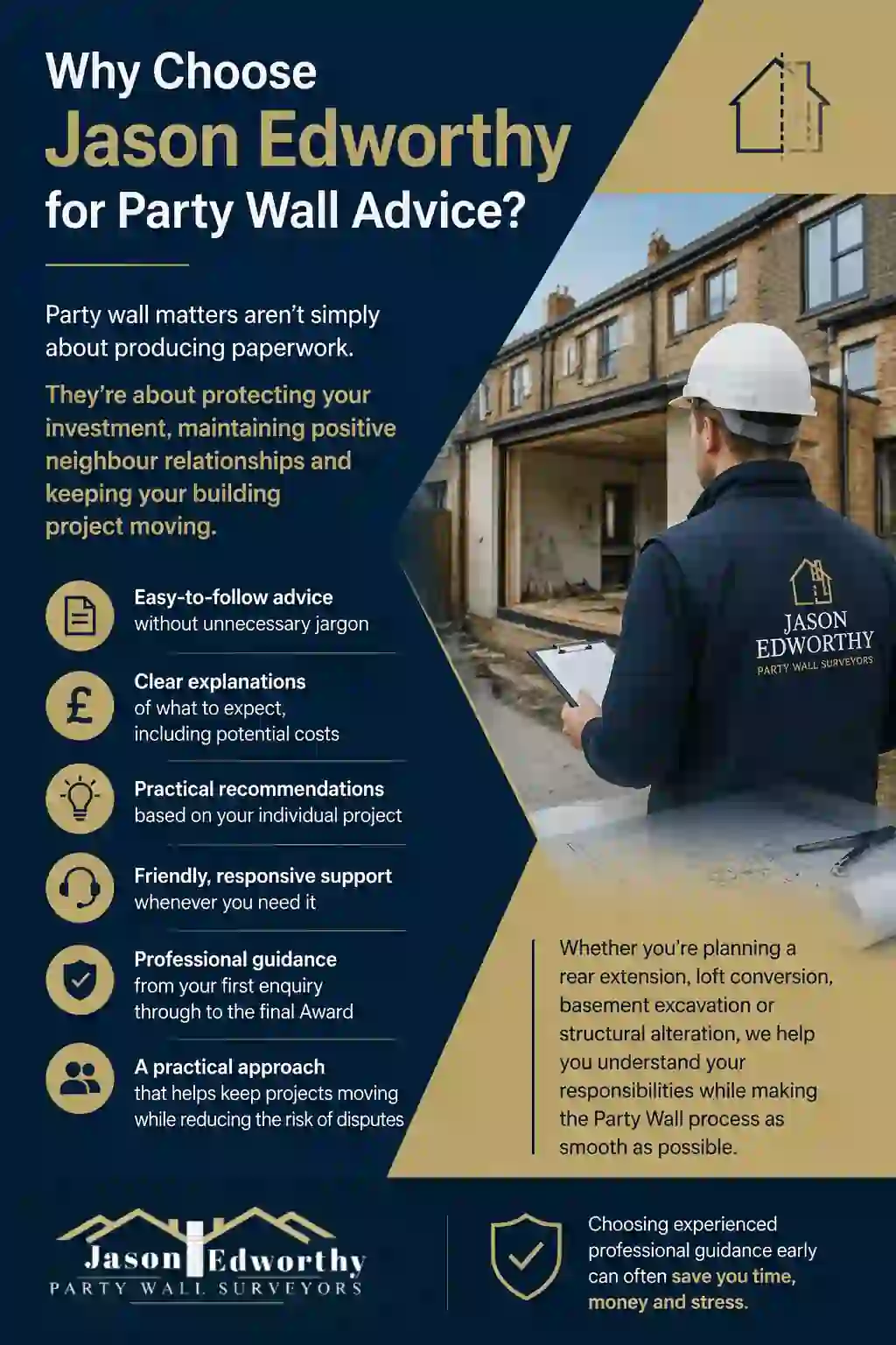 Why Choose Jason Edworthy for Party Wall Advice Rochester?